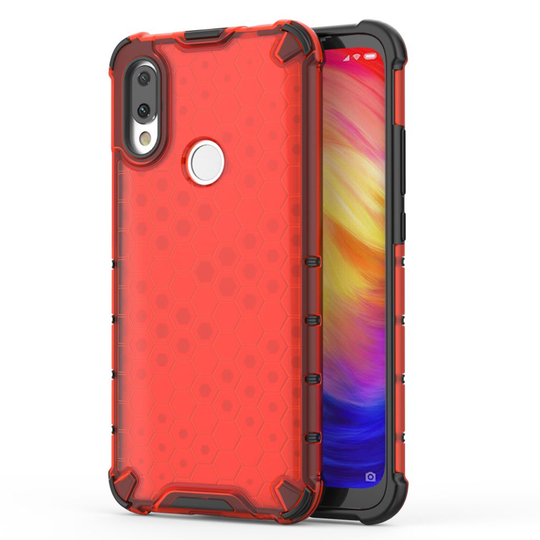 Bofink Honeycomb Xiaomi Redmi 7 kuoret - Punainen