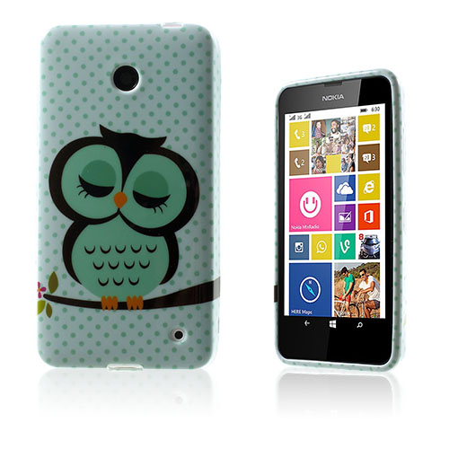 Westergaard Nokia Lumia 630 Kuori - Vihreä Nukkuva Pöllö