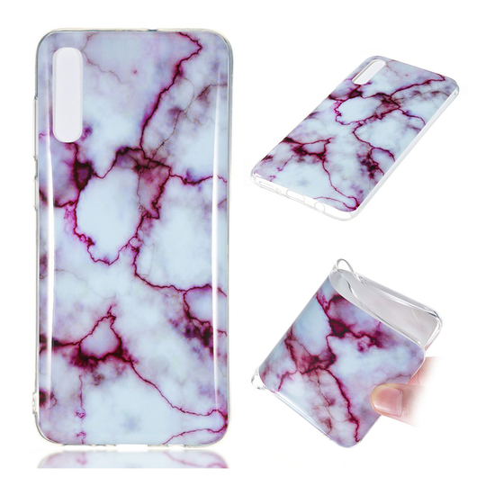 Samsung Galaxy A70 simple marble pattern case - Style E