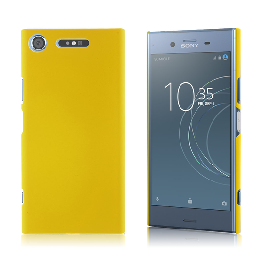 Sony Xperia XZ1 trendikäs suojakuori - Keltainen