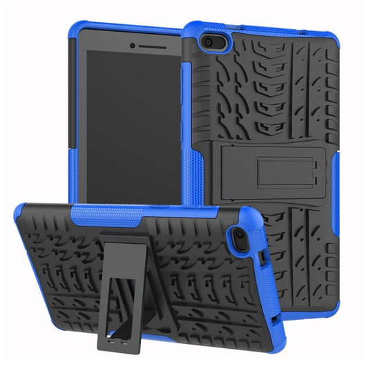 Lenovo Tab E7 cool tyre hybrid case - Blue
