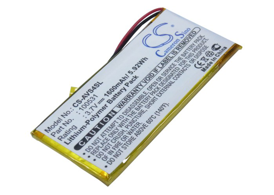 Archos 43 Vision 43 Vision EU 43 Vision US MP3-Soittimen Akku