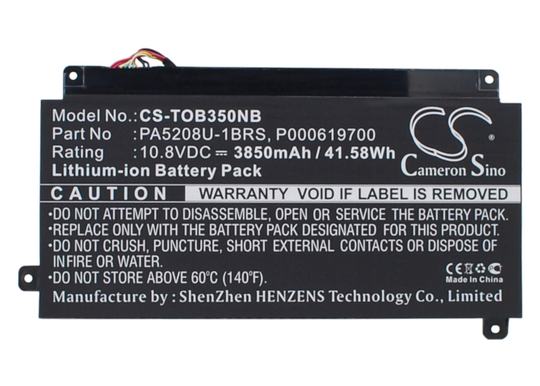 Toshiba CB35-A3120 CB35-B3330 CB35-B3340 akku 3850mAh