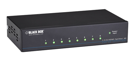 BLACK BOX 4K HDMI SPLITTER - 1X8