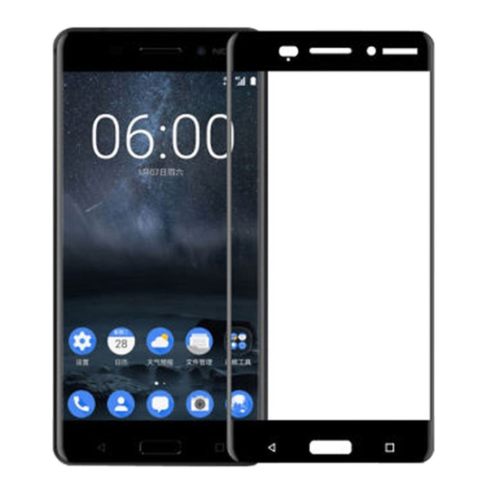 MOCCOLO Nokia 6 temperoitu suojalasi näytölle - Musta