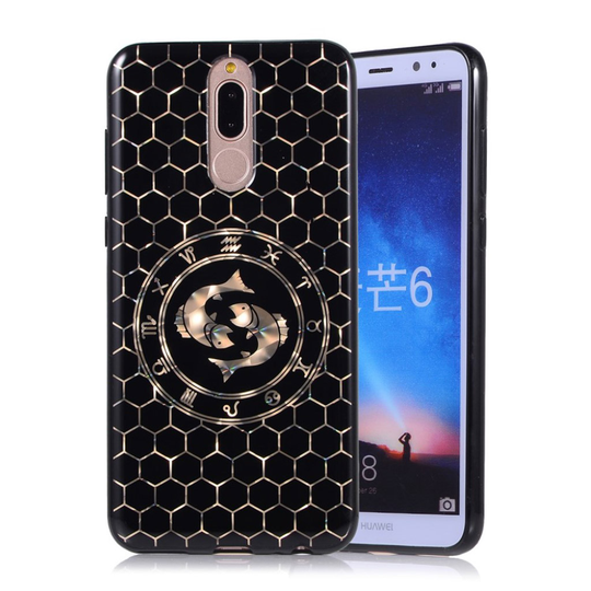 Huawei Mate 10 Lite Galvanoitu Horoskooppi TPU Takasuoja Kuori - Kalat