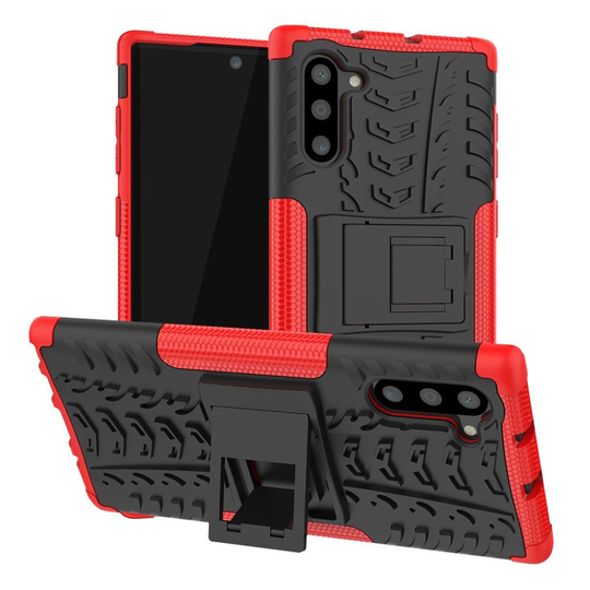Offroad Samsung Galax Note 10 kuoret - Musta / Punainen