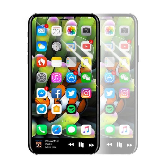 iPhone X koko näytön suojakalvo - Kirkas