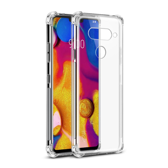 IMAK LG V40 ThinQ anti-drop pehmeän tuntuinen suojakotelo - Läpinäkyvä