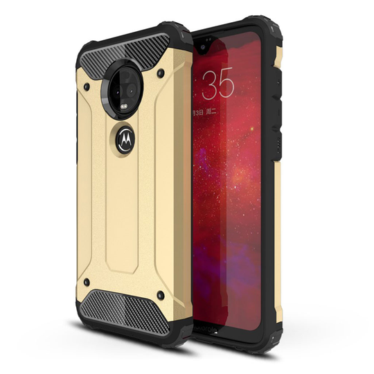 Armour Guard Motorola Moto G7 Plus kuoret - Kulta