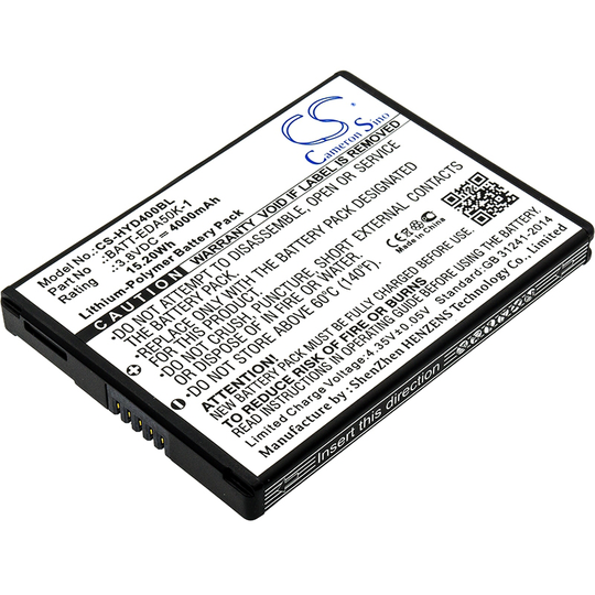 HONEYWELL Scanpal EDA50K Scanpal EDA40 EDA50 EDA50hc Viivakoodinlukijan Akku 4000 mAh