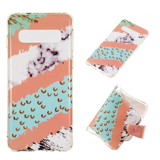 Samsung Galaxy S10 marmori kuosi Suojakotelo - Malli O