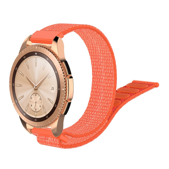 Samsung Galaxy Watch (42mm) nylon velcro watch band - Orange
