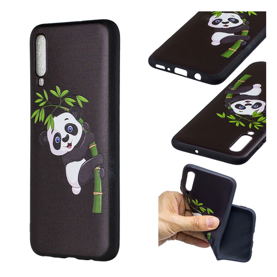 Imagine Samsung Galaxy A70 kuoret - Panda Kipeää Bambua