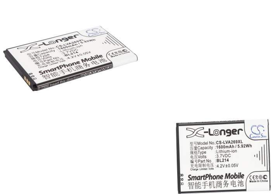 Lenovo A208t A218t A269 akku 1600 mAh