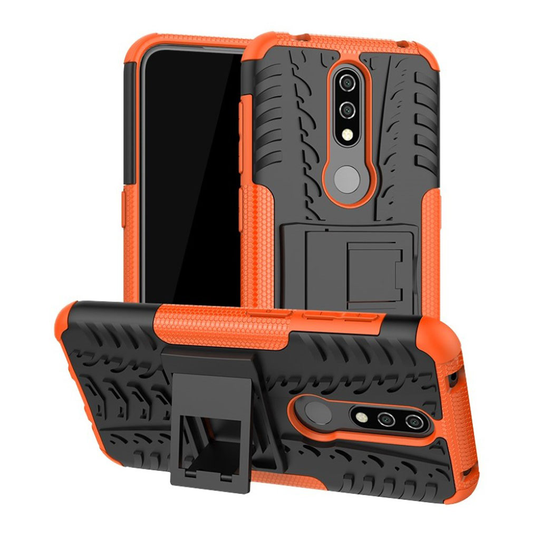 Offroad Nokia 4.2 kuoret - Oranssi