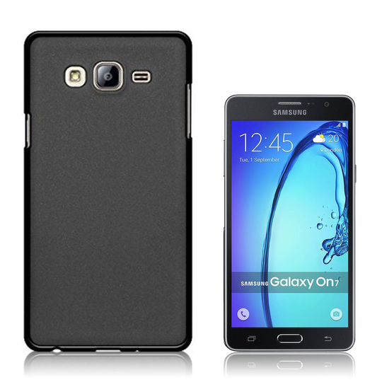 Samsung Galaxy On7 Transparent Cover (Flexible) (Svart)