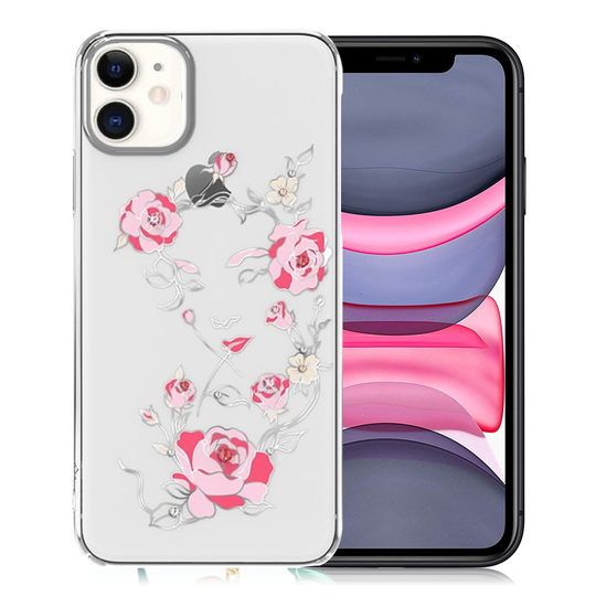Kingxbar iPhone 11 Fairy Rhinestone Case - Silver