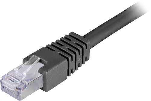 F/UTP Cat6 Laitekaapeli, 50m, 250MHz, Delta-sertifioitu, LSZH, Musta