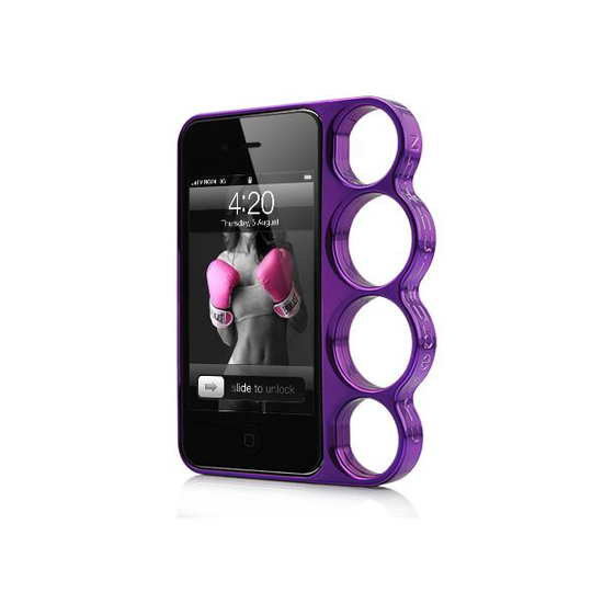 BrassKnuckles (Violetti) iPhone 4/4S Suojakuori