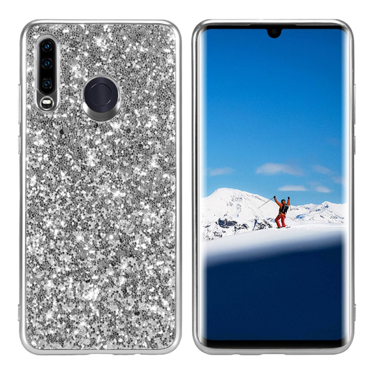 Glitter Huawei P30 Lite kuoret - Hopea