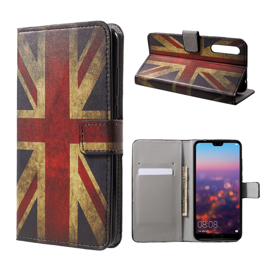 Huawei P20 persoonallinen suojakotelo - UK lippu