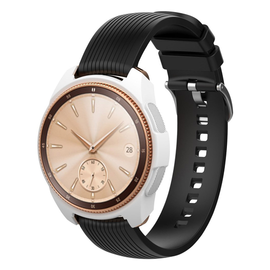 Samsung Galaxy Watch (42mm) pehmeä silikoni Suojakotelo - Valkoinen