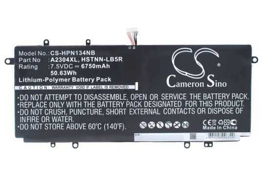 HP Chromebook 14 Chromebook 14Q Chromebook 14-Q000ED akku 6750 mAh