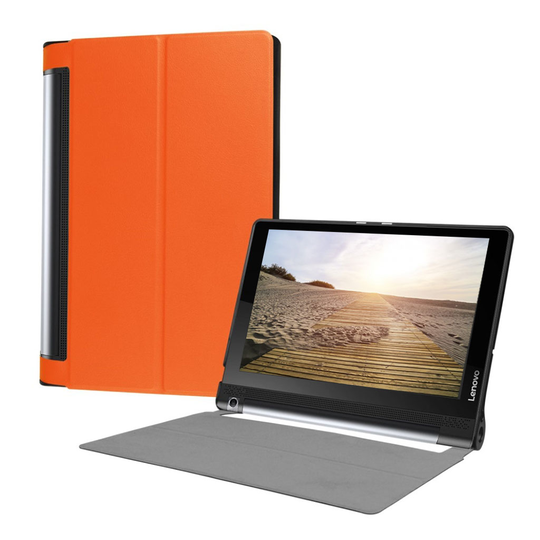 Lenovo Tab 3 Plus 10 PU leather flip case - Orange
