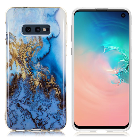 Samsung Galaxy S10 Lite marmori kuosinen joustava suojakotelo - Malli C