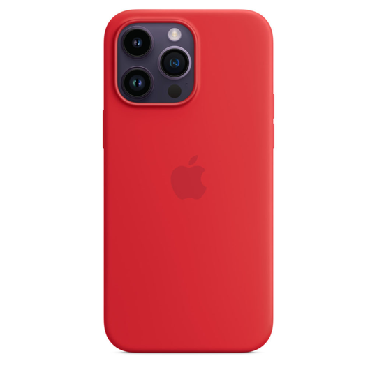 APPLE IPhone 14Pro Max Sil Case MgS Red