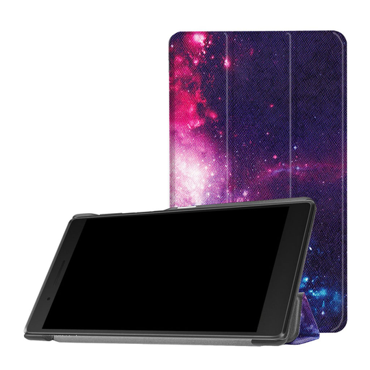 Lenovo Tab 7 Essential kuvioitu nahkainen flip suojakotelo - Universumi