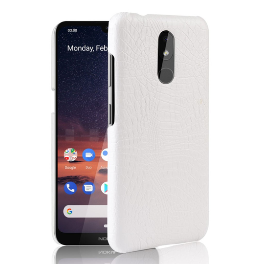 Croco Nokia 3.2 kuoret - Valkoinen