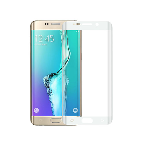 0.1mm Pet Kaareva Näytönsuoja Samsung Galaxy S6 Edge Plus Puhelimelle - Valkoinen