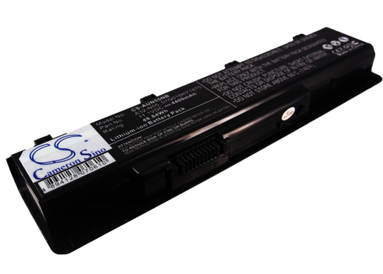 Asus N45 N55 akku 4400 mAh - Musta