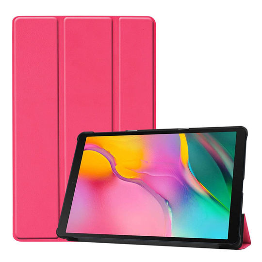 Samsung Galaxy Tab A 10.1 (2019) tri-fold leather case - Rose