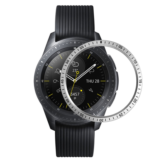 Samsung Galaxy Watch (42mm) stainless steel bezel - Silver
