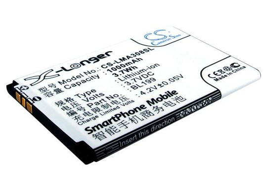 Lenovo MA308 MA309 akku 1000 mAh