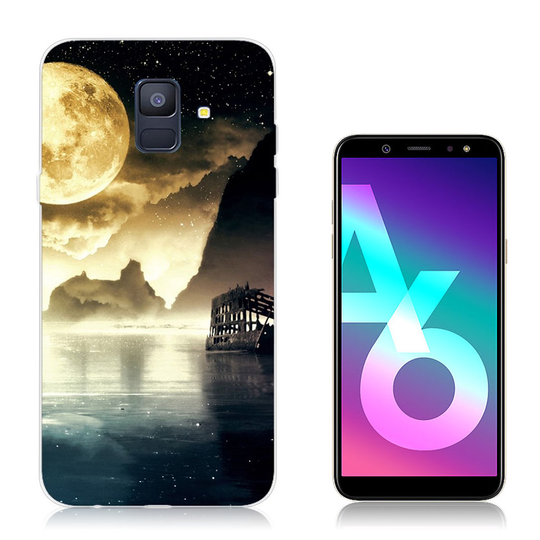 Samsung Galaxy A6 (2018) Muovinen Joustava Kuvallinen Takasuoja Kuori - Upea Maisema