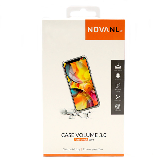 NovaNL TPU Volume 3.0 suojakotelo Huawei P20 Lite - läpinäkyvä