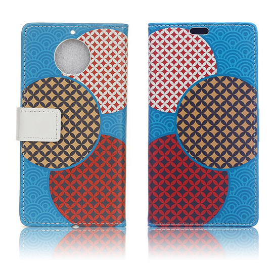 Motorola Moto G5S vintage nahkakotelo - Saumaton ympyrä