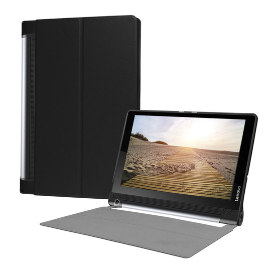 Lenovo Tab 3 Plus 10 PU leather flip case - Black