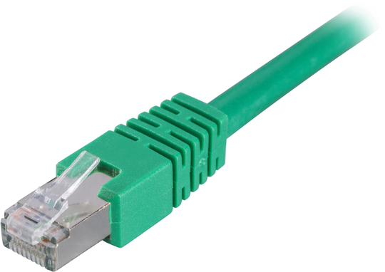 F/UTP Cat6 Laitekaapeli, 1,5m, 250MHz, Delta-sertifioitu, LSZH, Vihreä