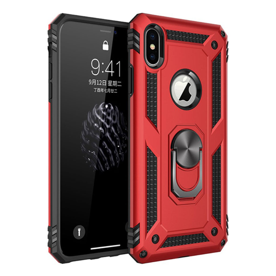 Bofink Combat iPhone XS kuoret - Punainen