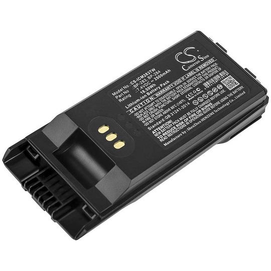 Icom IC-F3400 IC-F3400D IC-F3400DP akku 2500mAh / 18.50Wh
