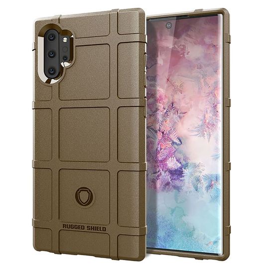 Rugged Shield Samsung Galaxy Note 10 Pro kuoret - Ruskea