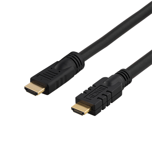 HDMI-kaapeli, Aktiivinen, HDMI High Speed With Ethernet, 19-pin Uros-uros, 4K, Ultra HD, Ethernet, 3