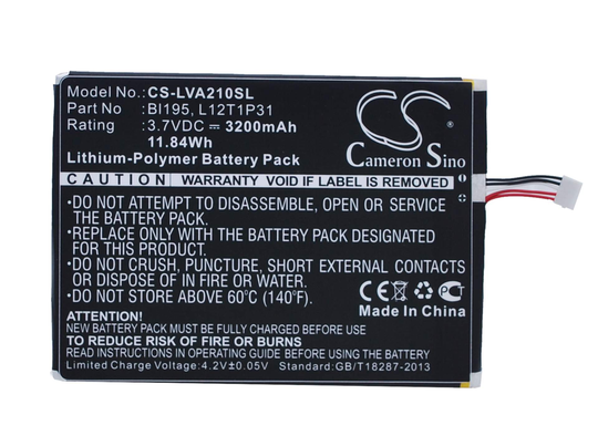 Lenovo A2 A2107 A2207 Tabletin Akku