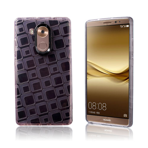 Valdemar Huawei Mate 8 Neliö Kuvio TPU Kuori - Vaalea Pinkki