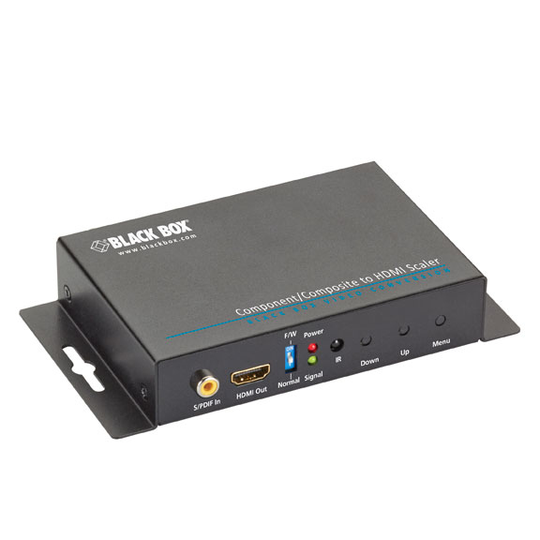 BLACK BOX COMPONENT/COMPOSITE-TO-HDMI SCALER AND CONVERTER WITH AUDIO